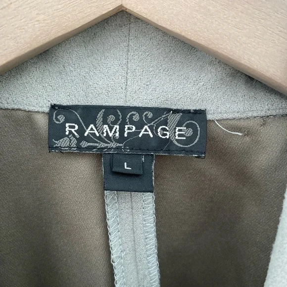 Faux Suede Grey Blazer - Picture 4 of 5